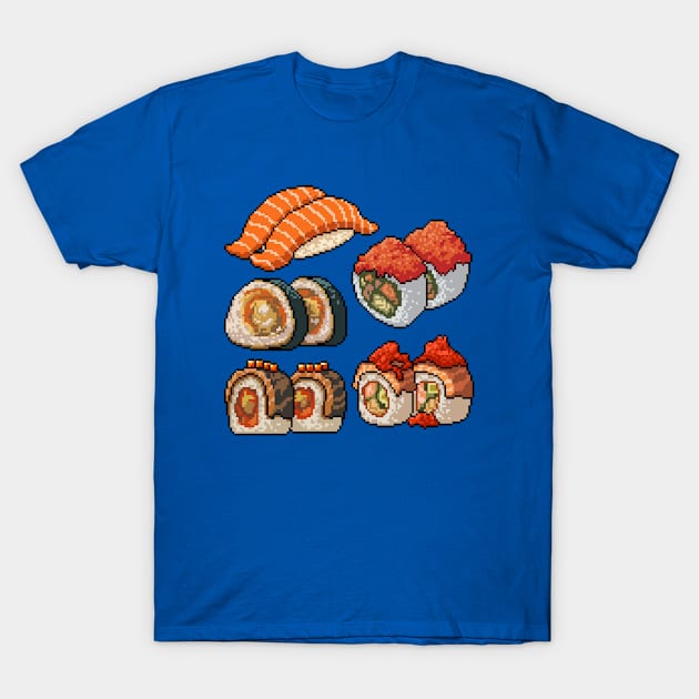 Sushi Pixel T-Shirt by Mako Design 